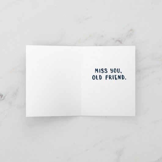 Funny Thinking of You Dankeskarte (Innenseite)