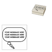 Funny Thinking ruft Neuheit hervor Gummistempel (Stempel)