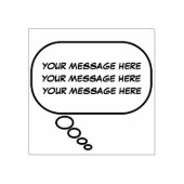 Funny Thinking ruft Neuheit hervor Gummistempel (Prägung)