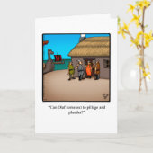 Funny Thinking Sie Spaß Grußkarte Karte (Gelbe Blume)