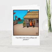 Funny Thinking Sie Spaß Grußkarte Karte (Vorderseite)