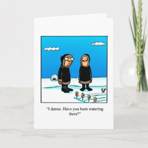 Funny "Thinking you" Grußkarte Spaß Karte