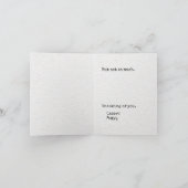 Funny Thinking you nüchtern Drinking, Lined Paper Karte (Innenseite)