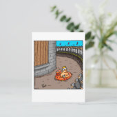 Funny Thinking you Postcard Postkarte (Stehend Vorderseite)