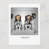 Funny Thinking you Postcard Postkarte (Vorderseite)