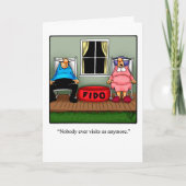 Funny Thinking your Greeting Card Karte (Vorderseite)