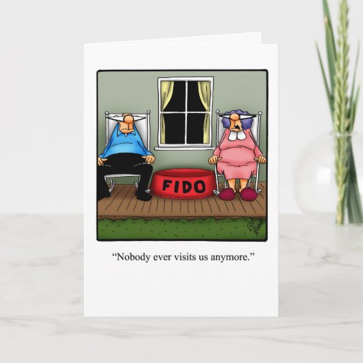 Funny Thinking your Greeting Card Karte (Vorderseite)