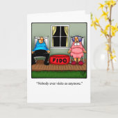 Funny Thinking your Greeting Card Karte (Gelbe Blume)