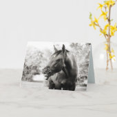 Funny Thinking Your Horse Card Karte (Gelbe Blume)