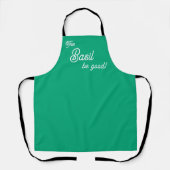 Funny This Basil Be Good Spice Pun Schürze (Vorderseite)