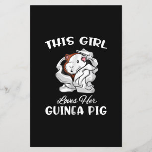 Funny this Girl Lieben ihre Guinea Pig Niedliches