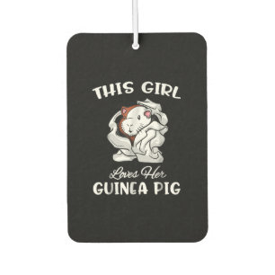 Funny this Girl Lieben ihre Guinea Pig Niedliches Autolufterfrischer