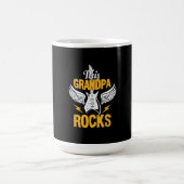 Funny This Grandpa Rocks Music Rock Gitarre Kaffeetasse (Mittel)