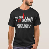 Funny This  Is Illegal In 53 Countries Gift Men Wo T-Shirt (Vorderseite)