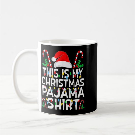 Funny This Is My Christmas Pajama Sweater For Chri Kaffeetasse (Links)