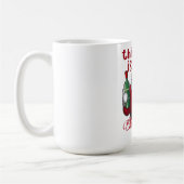 Funny This Is My Christmas Spirit Santa Wine Kaffeetasse (Links)