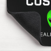 Funny This Is My Human Costume For Alien Halloween Mousepad (Ecke)