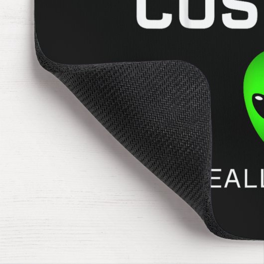 Funny This Is My Human Costume For Alien Halloween Mousepad (Ecke)