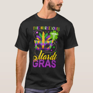 Funny This Nurse Lieben Mardi Gras Nursing School  T-Shirt