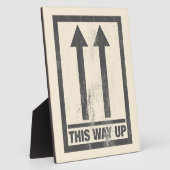 Funny this way up sign fotoplatte (Seite)