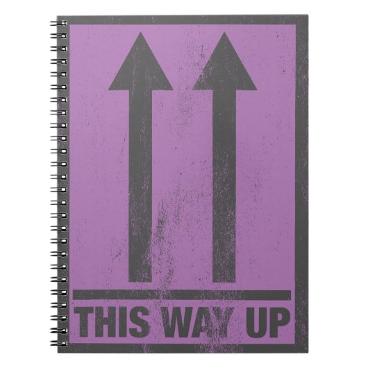 Funny this way up sign notizblock (Vorderseite)