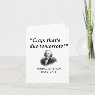 Funny Thomas Jefferson Usa Geschichtslehrer Studen Karte