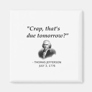 Funny Thomas Jefferson Usa Geschichtslehrer Studen Magnet