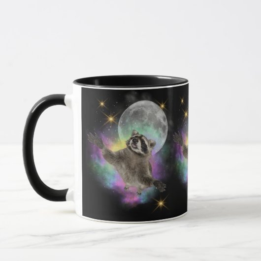 Funny Three Raccoons Tasse (Links)