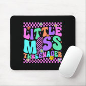 Funny Threenager Happy 3rd Bday Party 3 Years Old  Mousepad (Mit Mouse)