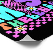 Funny Threenager Happy 3rd Bday Party 3 Years Old Poster (Ecke)