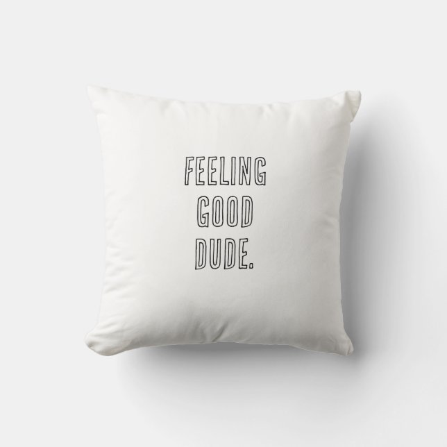  Funny Throw Pillow – Chill Vibes & Cozy Style Kissen (Vorderseite)