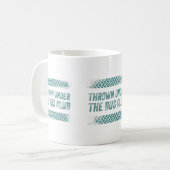 Funny Thrown unter Busspende Unbeschäftigter Busfa Kaffeetasse (Vorderseite Links)