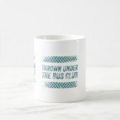 Funny Thrown unter Busspende Unbeschäftigter Busfa Kaffeetasse (Mittel)