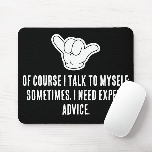 Funny Thug Life Spaß Black Customizable Quote Mousepad (Mit Mouse)