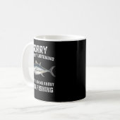 Funny Thunfisch Fishing Gag Geschenk Musky Thunfis Kaffeetasse (Vorderseite Links)