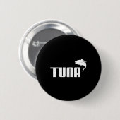 Funny Thunfisch Roter Thun Tiefseefischerei Gesche Button (Vorne & Hinten)