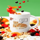 Funny Tiger & Bunny Dilemma - Süße Tier Comic De Kaffeetasse