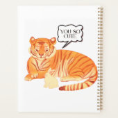 Funny Tiger & Bunny Dilemma - Süße Tier Comic De Planer (Rückseite)