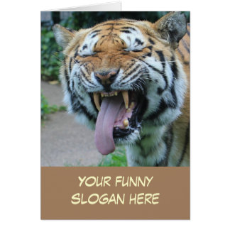 Funny Tiger Foto für sich selbst