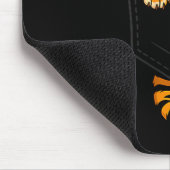 Funny Tiger Peeking In Cket Animal Lover Men Women Mousepad (Ecke)