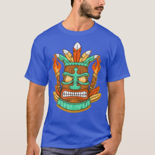 Funny Tikis 2022 Hawaiian Costume Halloween Costum T-Shirt