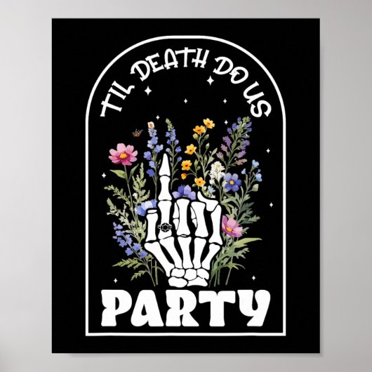 Funny Til' Death Do Uns Junggeselinnen-Abschied Br Poster (Vorne)