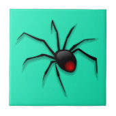 Funny Tile Spider Tile Black Widow - Farben auswäh Fliese (Vorderseite)