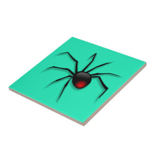 Funny Tile Spider Tile Black Widow - Farben auswäh Fliese