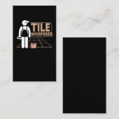 Funny Tiler Vater Handwerker Tile Spaß Visitenkarte (Vorne/Hinten)