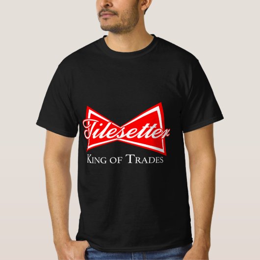 Funny Tilesetter King of Trades Tile Setter Mason  T-Shirt (Vorderseite)
