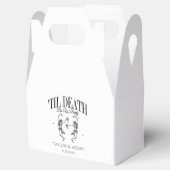 Funny Till Death Do us Party Gastgeschenk Hochzeit Geschenkschachtel (Geöffnet)