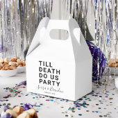 Funny Till Death Do us Party Hochzeit oder Verlobu Geschenkschachtel