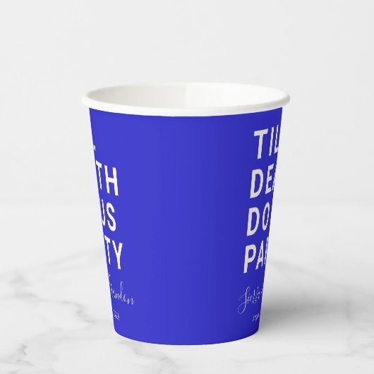 Funny Till Death Do us Party Hochzeit oder Verlobu Pappbecher (Links)