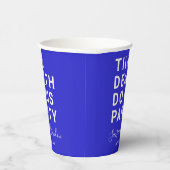 Funny Till Death Do us Party Hochzeit oder Verlobu Pappbecher (Rechts)